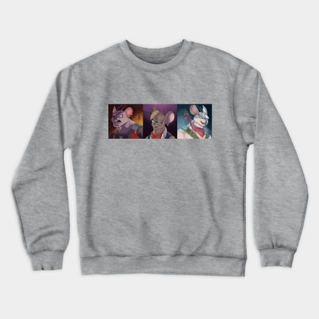 biker mice from mars Crewneck Sweatshirt by madcontroller